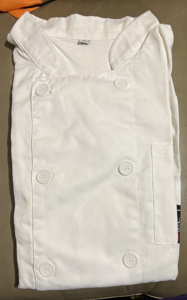 Winco Relaxed Chef's Jacket, White, S