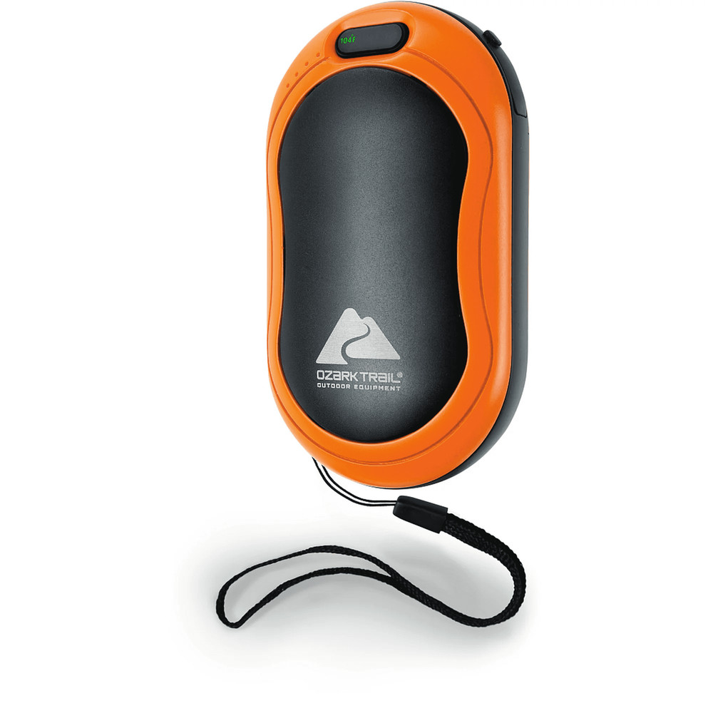 5200mAh Orange Rechargeable Portable 3 Temp Hand Warmer for Camping