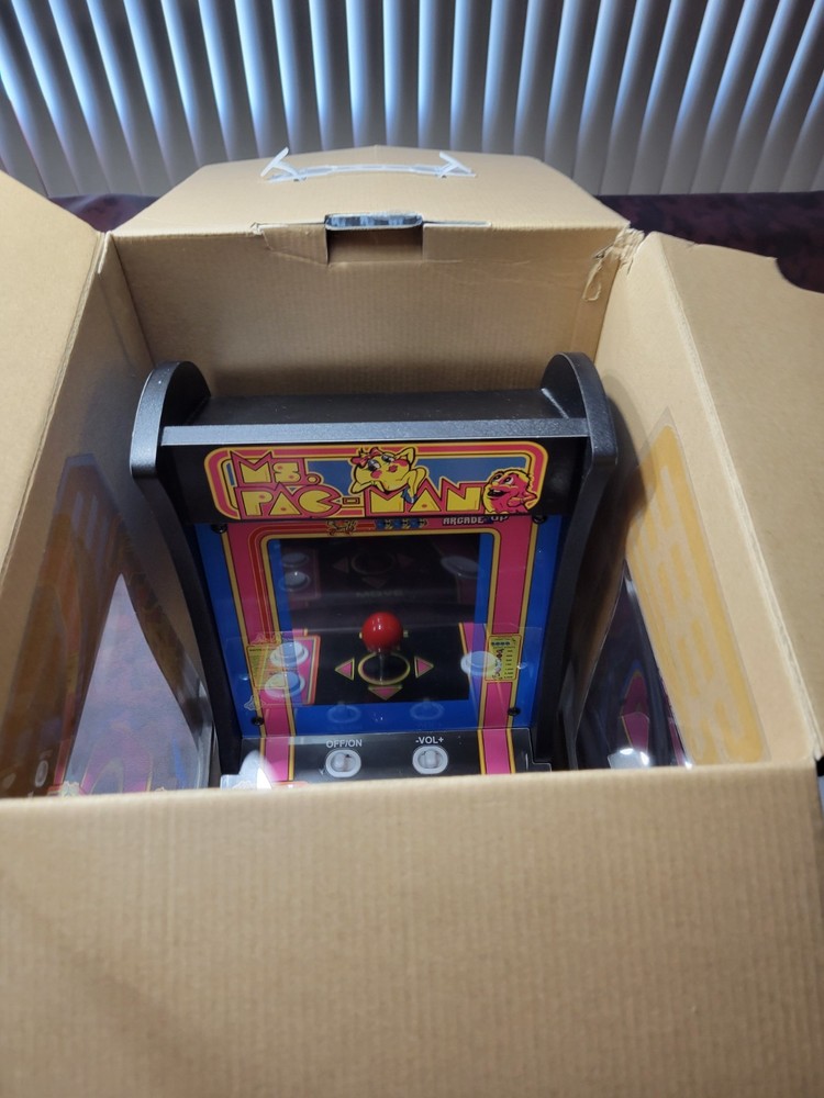 Arcade 1 Up Ms. Pacman Partycade Tabletop Arcade Machine 5 Games !!NICE!!