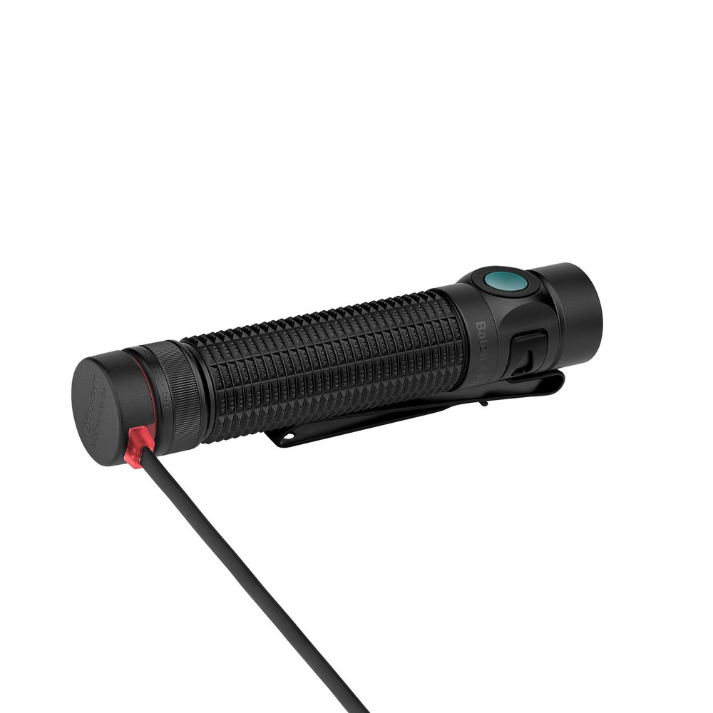 Olight Baton 4 Pro Matte Black CW Dual Switch Compact EDC Flashlight, 1600-Lumen