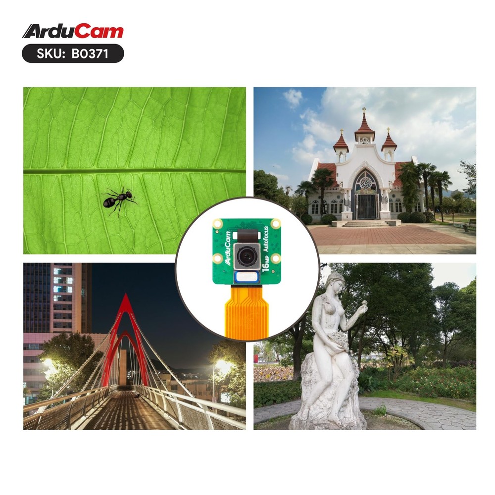 IMX519 Autofocus Camera Module for Raspberry Pi 16MP AF Pi Camera Sensor