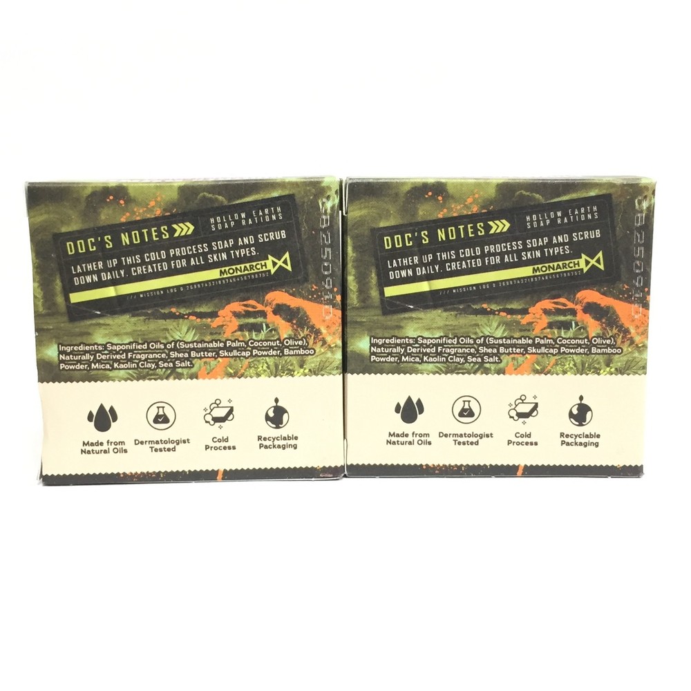 (2 PACK) Dr. Squatch Men's Natural Soap - Kong Krush, 5 oz
