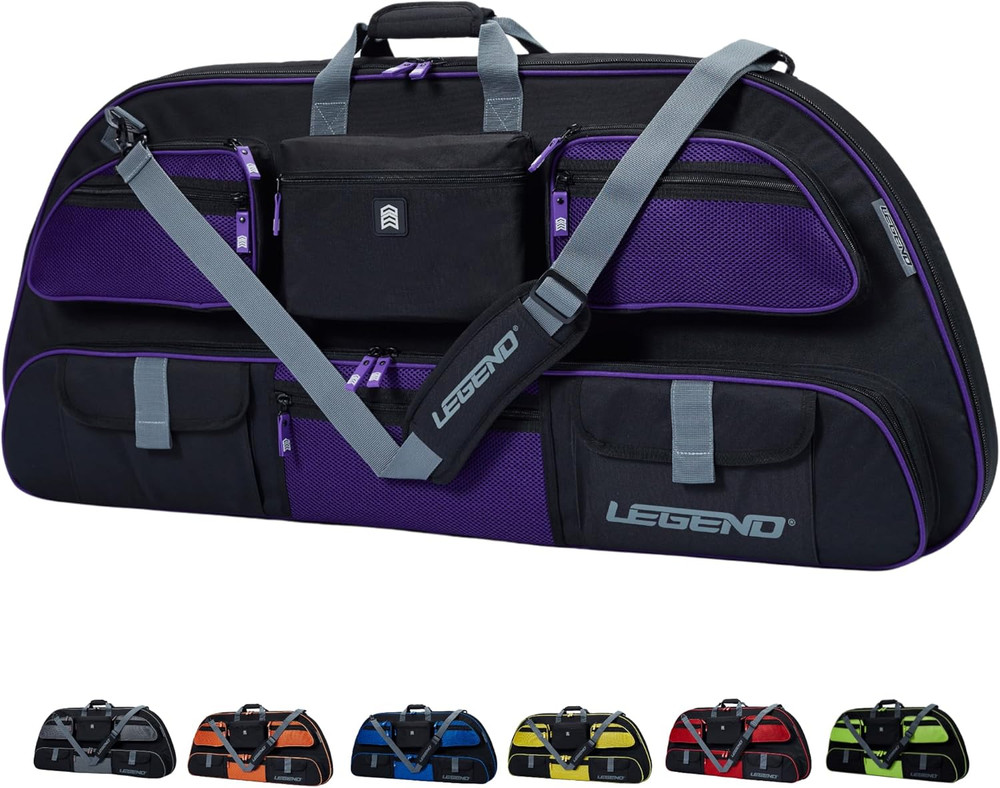 LEGEND Apollo Soft Bow Case - Compound Bow Case with Multiple Storage & Foam Pad