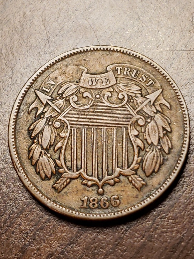 1866 2 Cent Piece