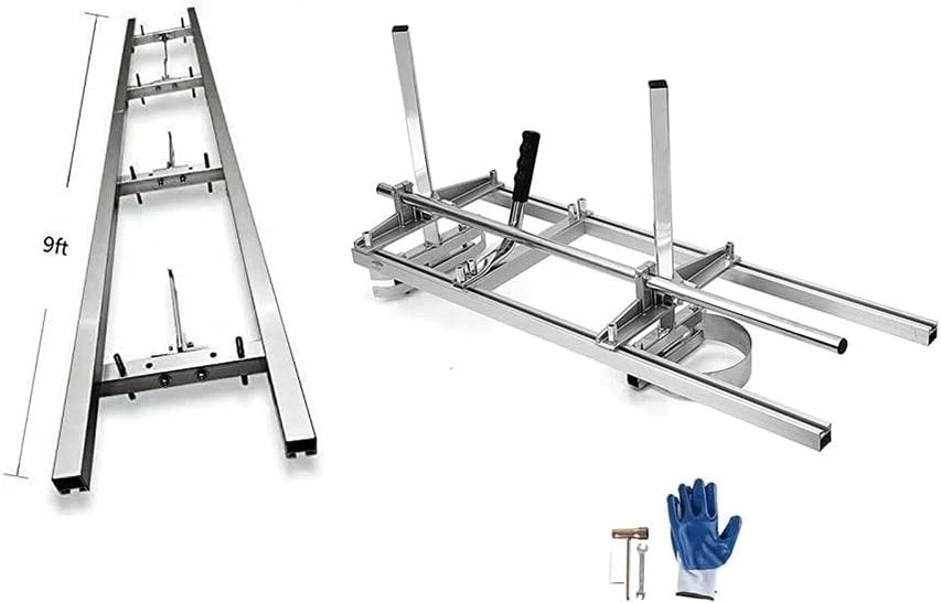 36-Inch Chainsaw Mill with 9ft Rail System – Ideal for Cedars, Oaks, and Walnuts