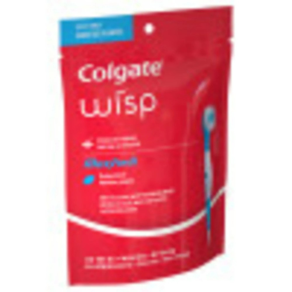 Colgate Max Fresh Wisp Disposable Mini Travel Toothbrushes, Peppermint- 24 Count