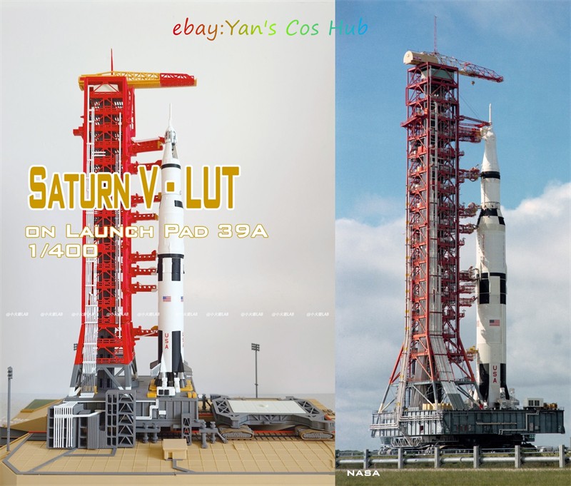 1:400 Saturn V Launch Pad 3D Printed Model Gift New