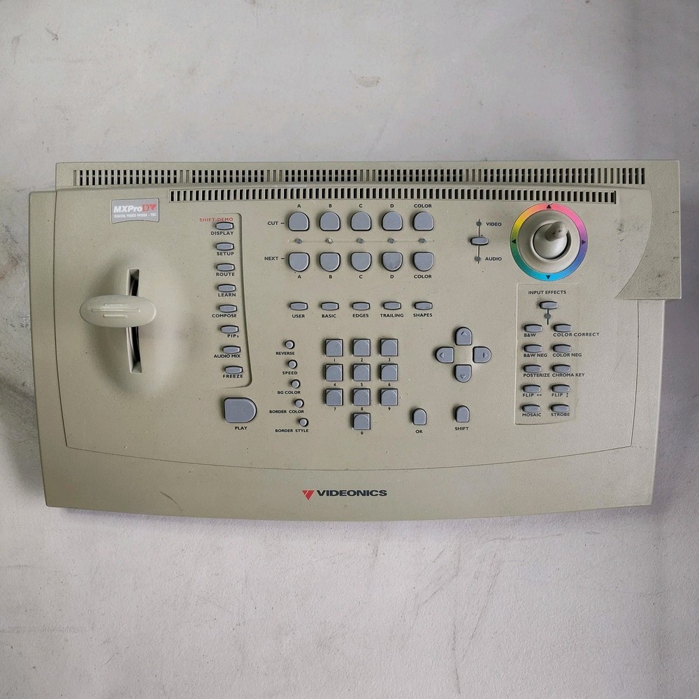 Videonics MXPro DV Digital Video Mixer TBC Editor Console 4 Input Gray FireWire