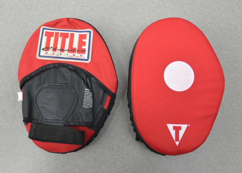 Title Boxing Classic Canvas Charge Punch Mitts