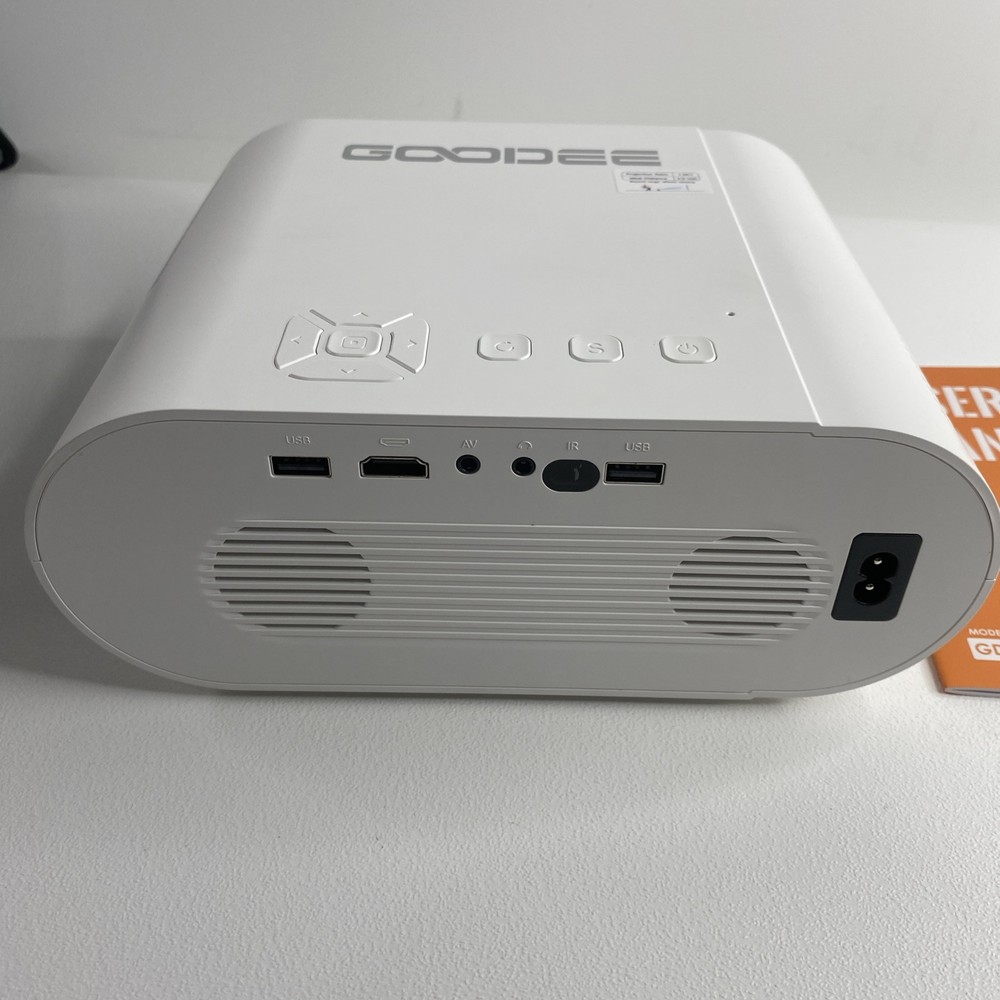 GooDee GD500 Video Projector White New Open Box