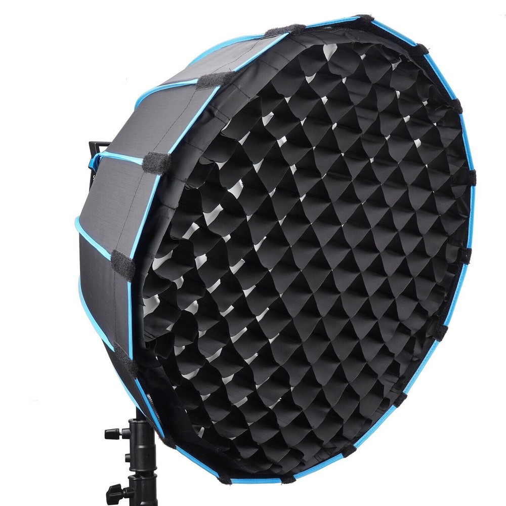 Portable 57CM Quickly Fast Installation Deep Parabolic Softbox Bowens with Grid