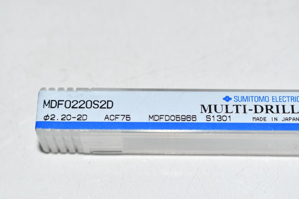 NEW Sumitomo MDF0220S2D 2.2mm Flat Drill Multi-Drill ACF75