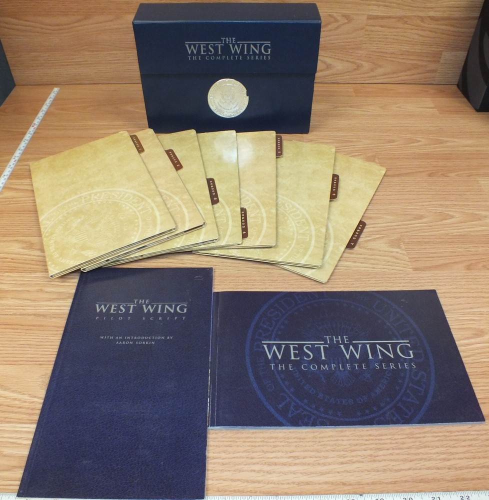 Replacement West Wing DVD Collection Box Case, Book, Script, & Sleeves- NO DVD's