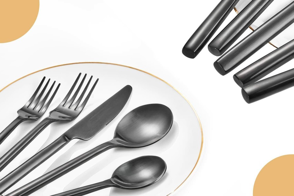 4 Set 20 Pieces Flatware Set,Silverware Set With Mirror Finish,Utensil Sets