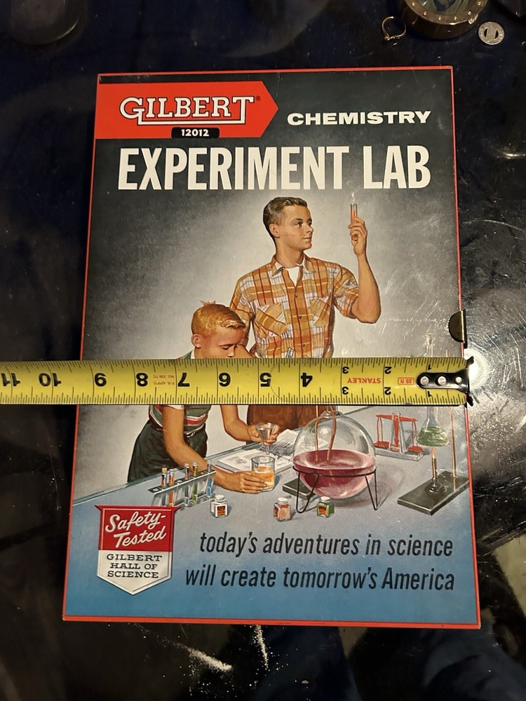 Vintage Gilbert Chemistry Experiment Lab 12012 Science Kit