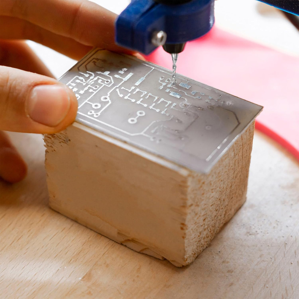 Micro PCB Drill Bit Set, 1/8" Shank 0.1mm-2mm Solid Tungsten Carbide CNC Engravi