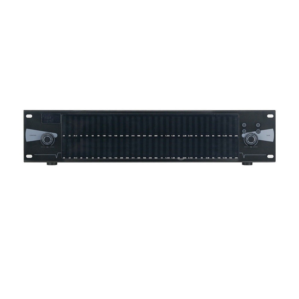 Professional Dual 31-Band Spectrum Display Graphic Equalizer Digital Equalizer