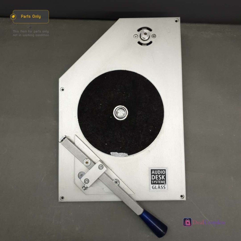 AUDIO DESK SYSTEME GLASS CD CUTTING LAITHE UNTESTED