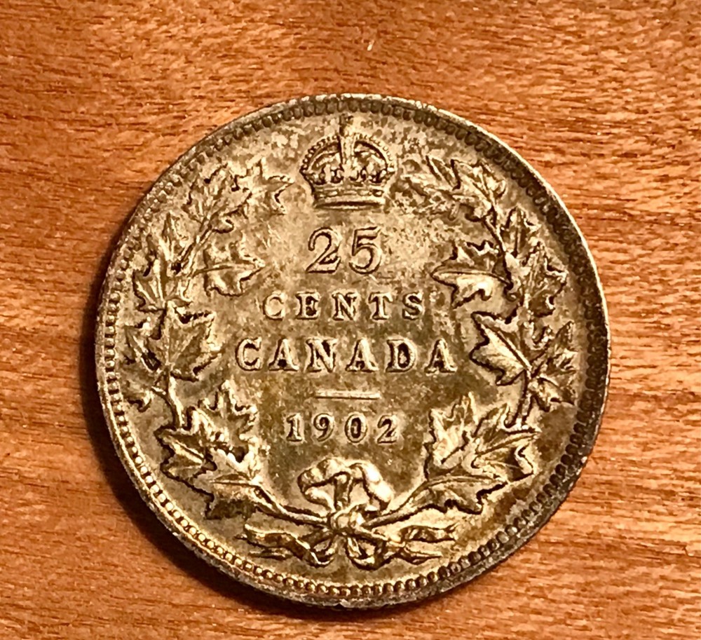 1902 Canada Twenty Five Cents