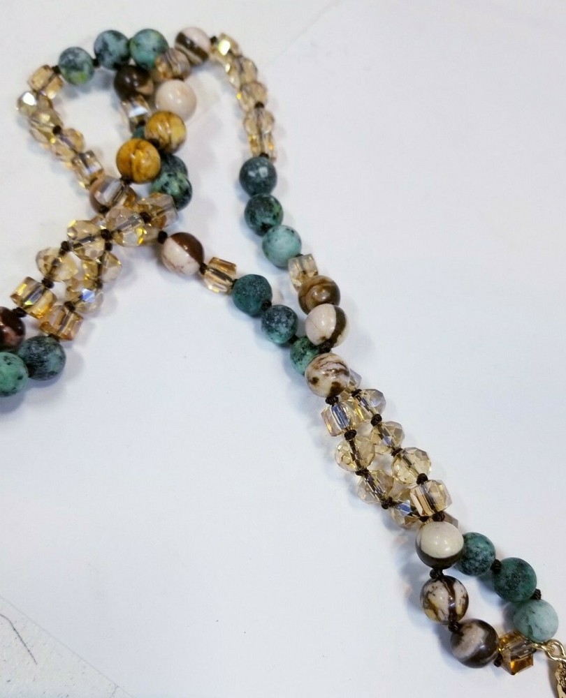 TINY DEVOTIONS BOHEMIA DRUZY CRYSTAL MALA