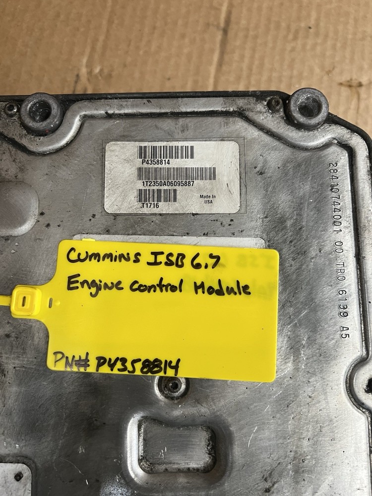 CUMMINS ISB 6.7 ENGINE CONTROL MODULE USED PN# P4358814