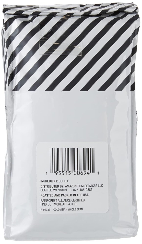Authentic Colombia Whole Bean Coffee, 12 Ounce - Smooth Medium Roast Experience