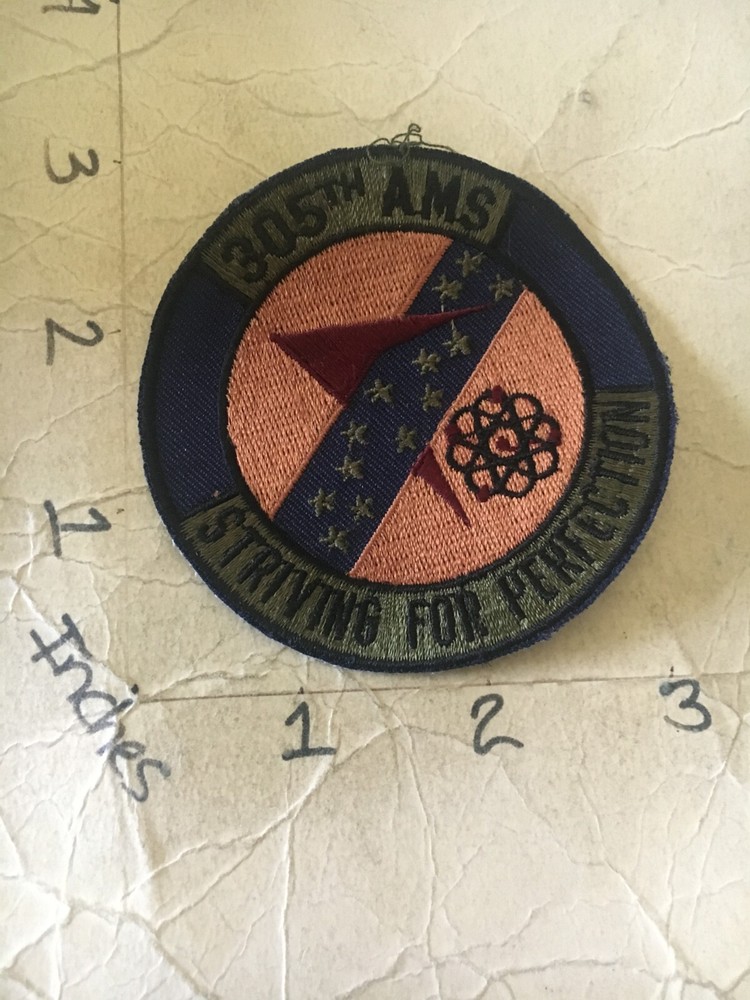 USAF 305th AMS Squadron subdued patch 6/3/25