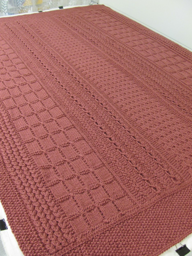 Skerin Aran Knit Afghan Pattern