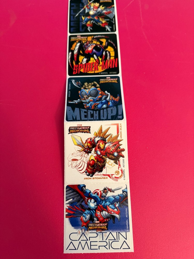 STICKER SHEET: Mecha avengers Marvel