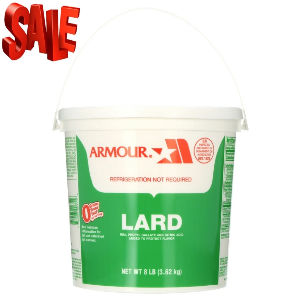 Armor Lard, 8 Pound Pail