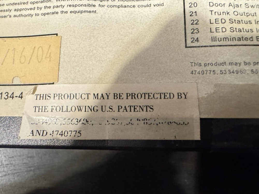 Code Alarm 102059-3-CPLMM