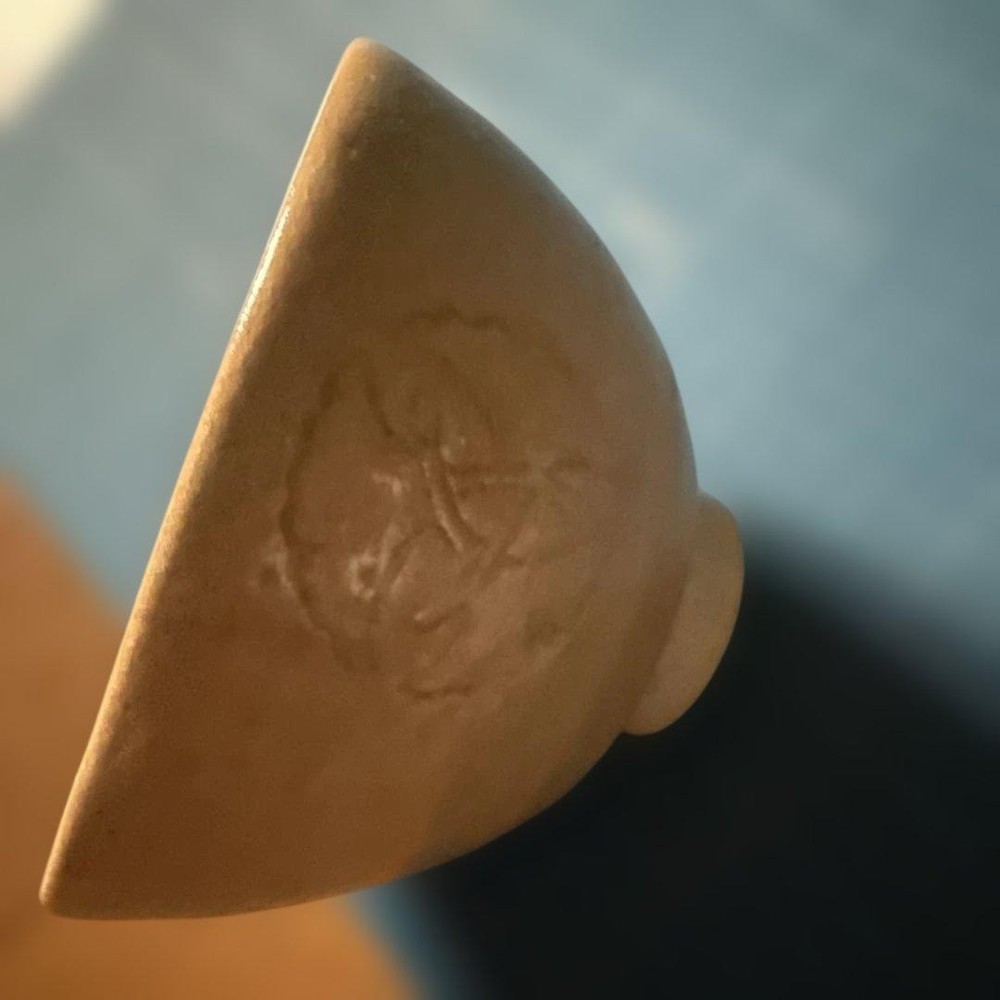 Tea Utensils Akahada ware ginkgo c Masa Oshio artificial construction