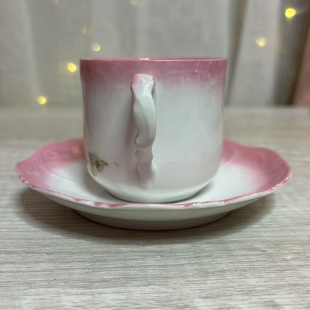 Rose Teacup & Saucer