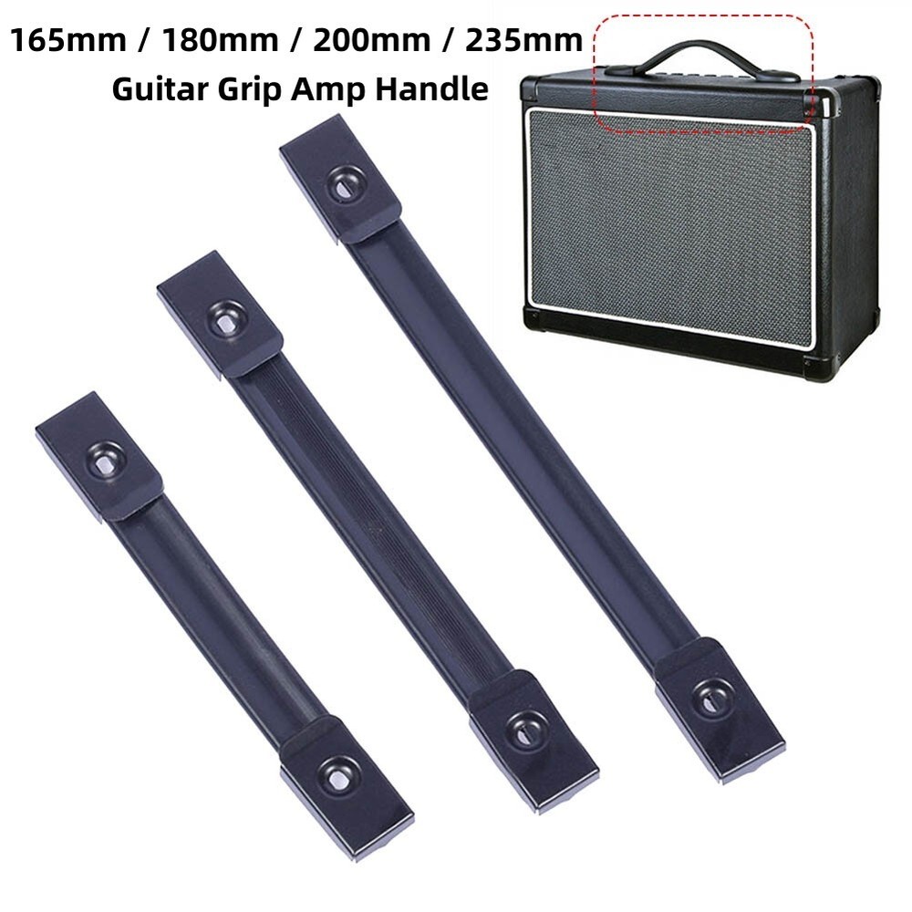 Guitar Handle Amp Handle Grip Includes Mounting Hardware PVC + Metal With Screws