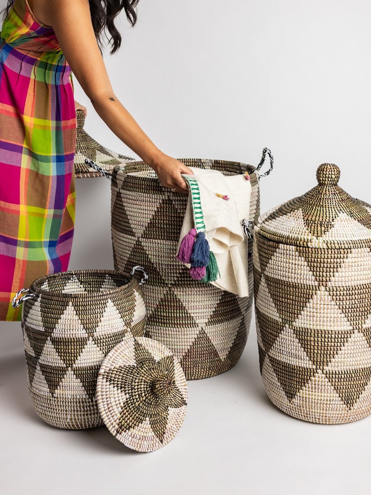Basket Senegal Set of 2 (L + M)