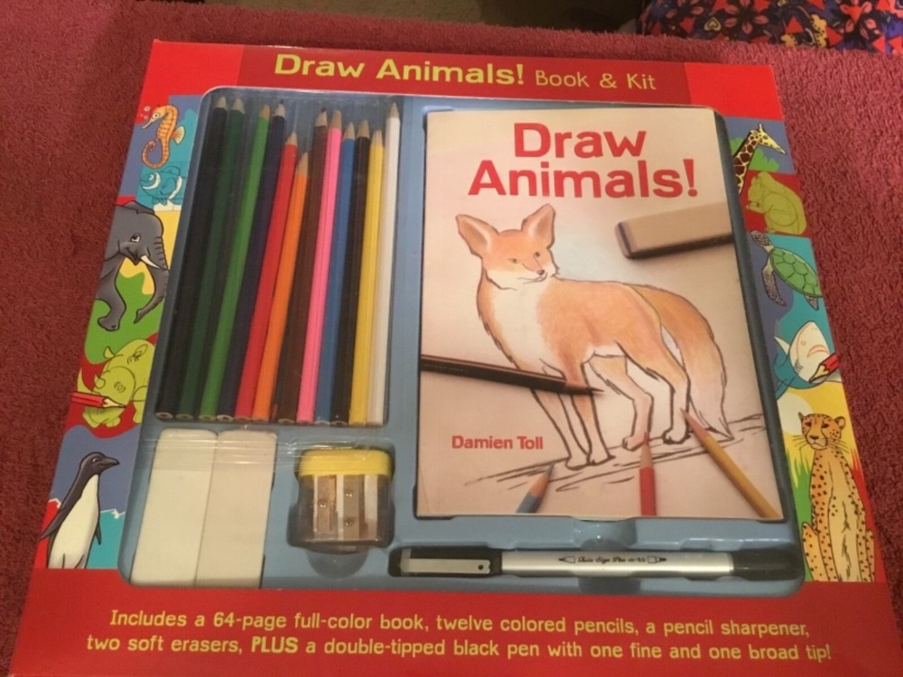 Draw Animals Book & Kit