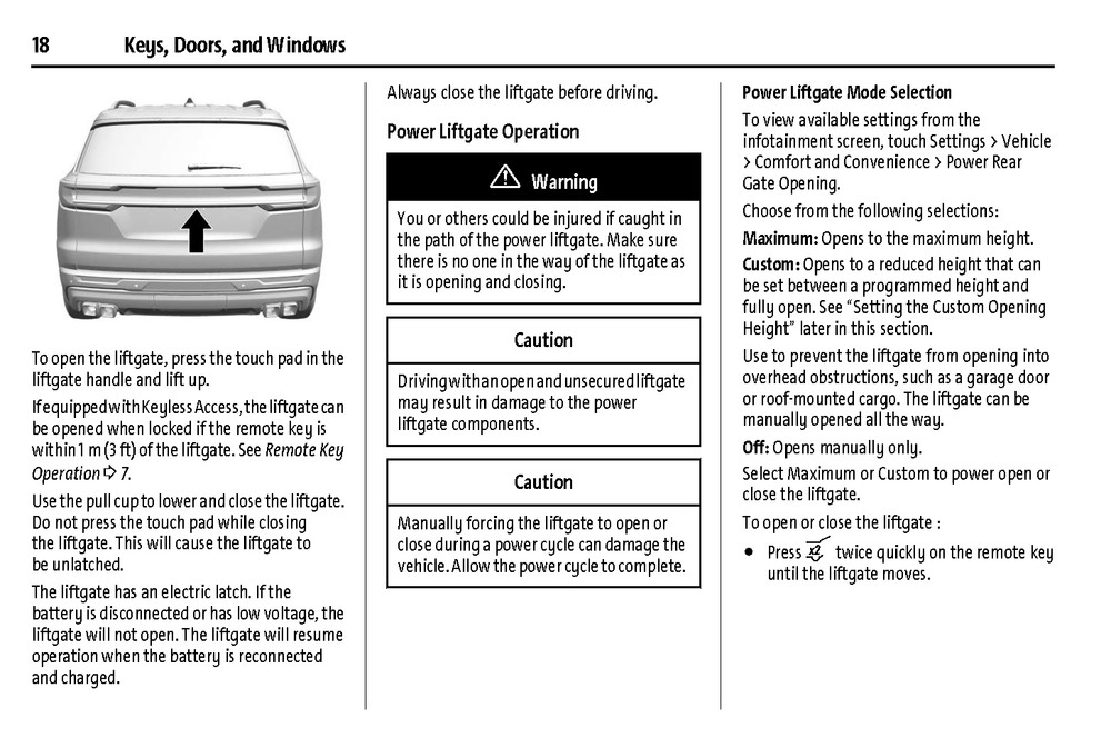 2025 GMC Acadia/Denali Owners Manual User Guide Reference Book