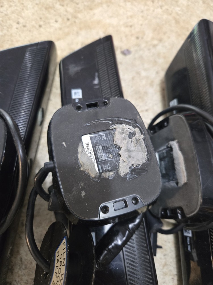 3 Microsoft Xbox 360 Kinect Sensor Bars & 60GB Hard Drive Used & Untested Bundle