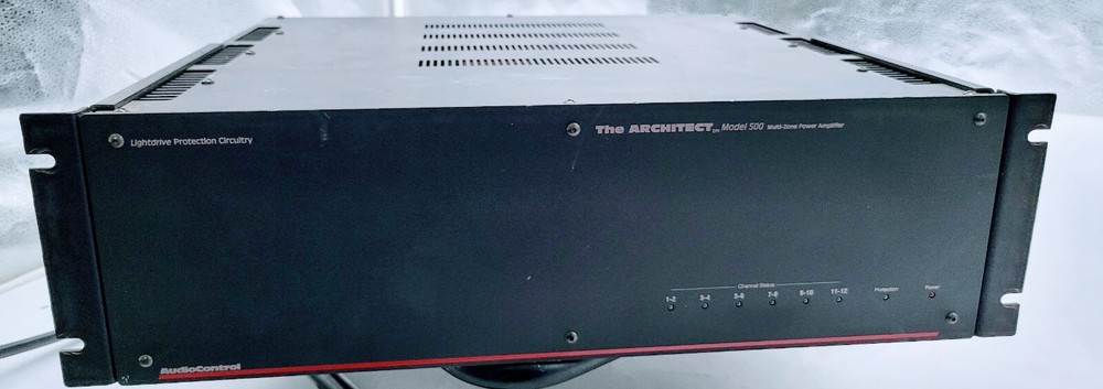 AudioControl Architect Model 500 MultiZone 12 Channel Amplifier