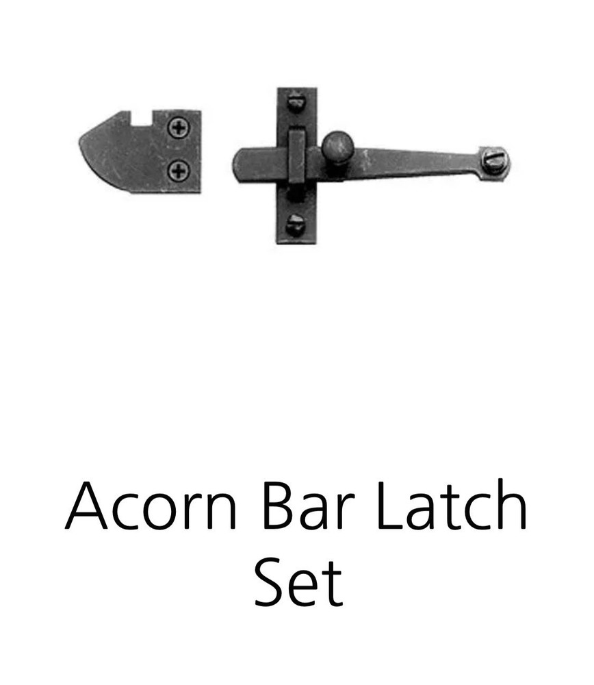 Acorn Bar Latch Door Handle BLack