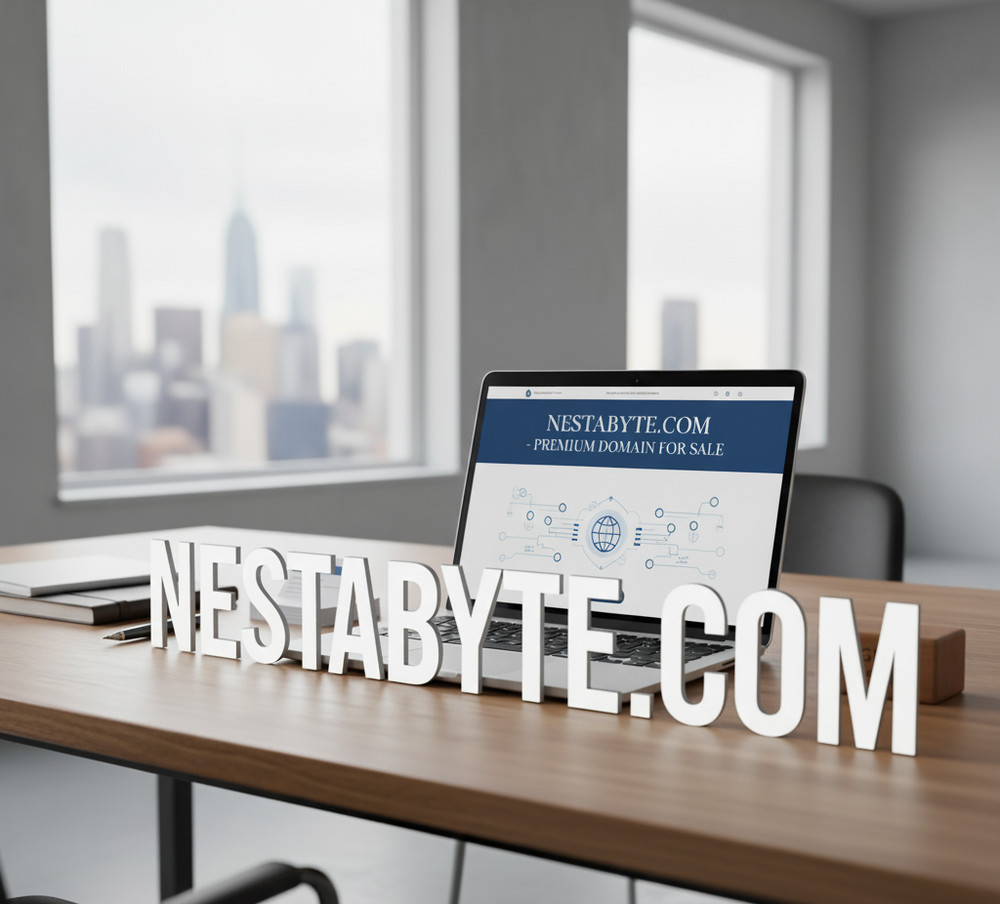 nestabyte com Premium Tech Domain Name - Brandable AI / Software / Data Startup