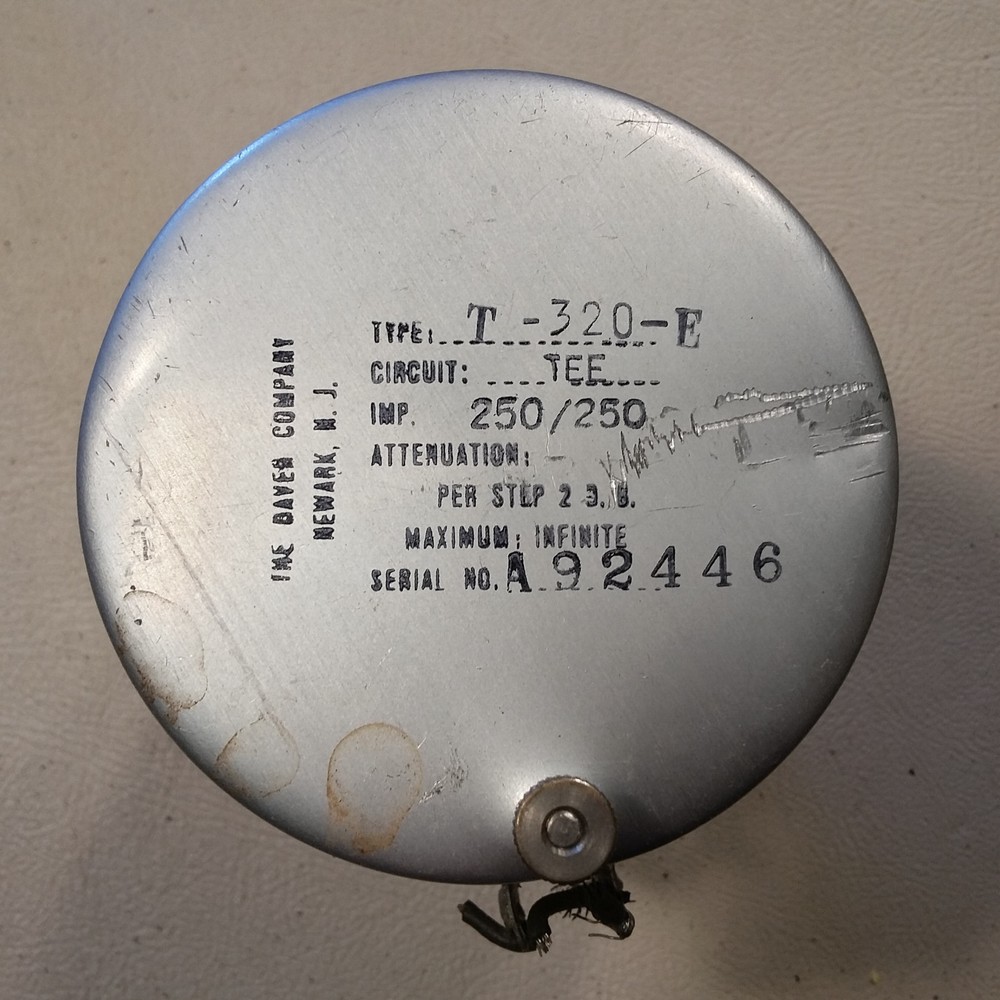 Daven T-320-E Tee 250/250 Attenuator