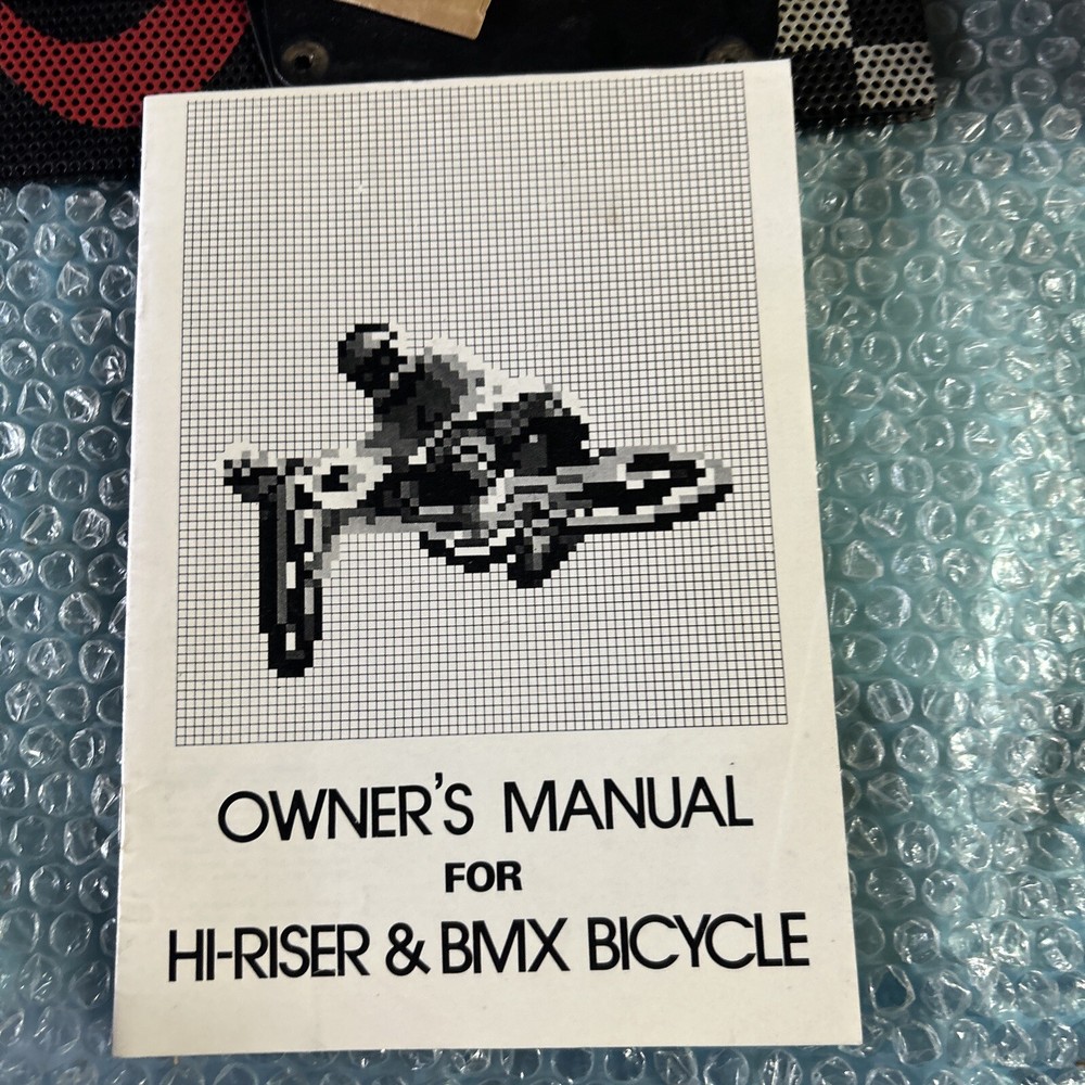 original Manual Pinnacle Hi- Riser Bmx Bicycle