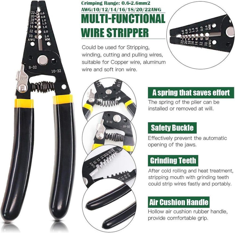 Solar Crimping Tools Includes Solar Panel Connectors, Solar Cable Connectors, Sp