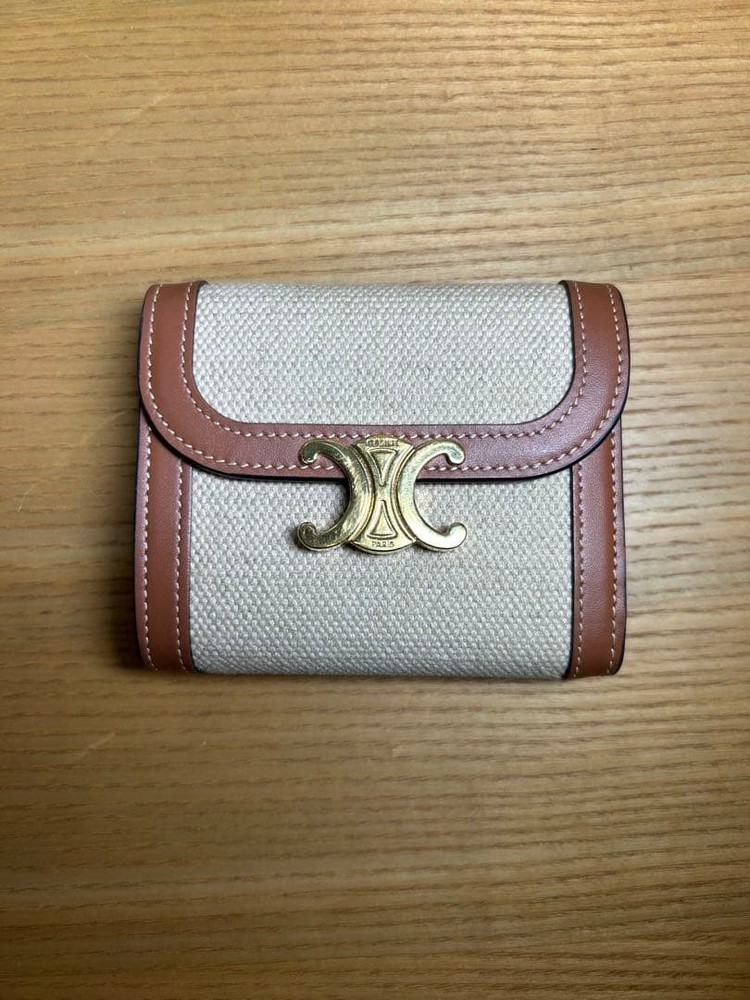 CELINE Small Wallet Triomphe From Japan