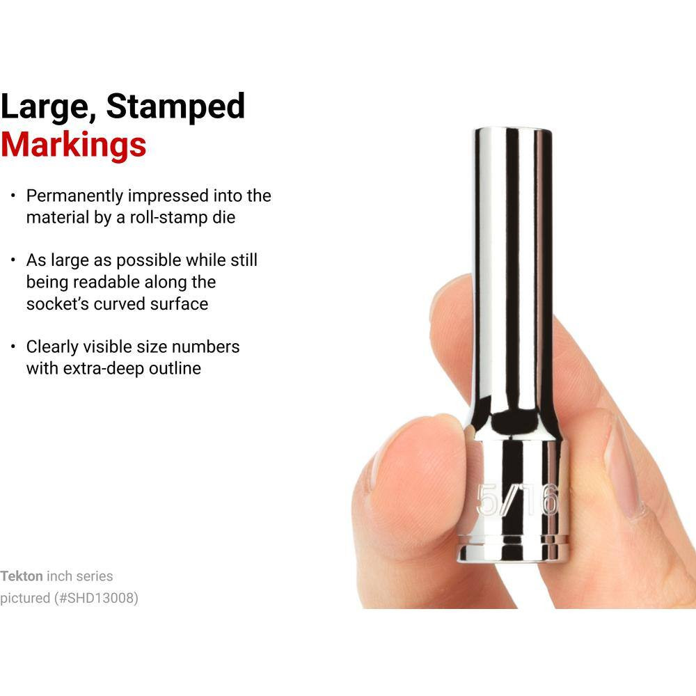 3/8 In. Drive X 9 Mm Deep 6-Point Socket