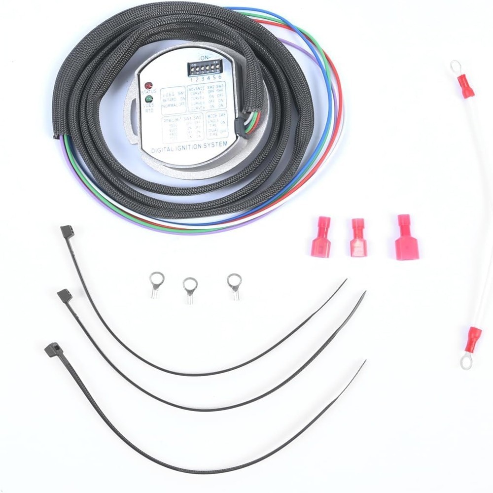 53-644 Electronic Ignition Module For Harley Dyna Programmable Single Fire