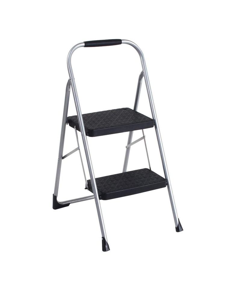 11308PBL1E COSCO 2-STEP BIG STEP STEEL STEP STOOL - GRAY