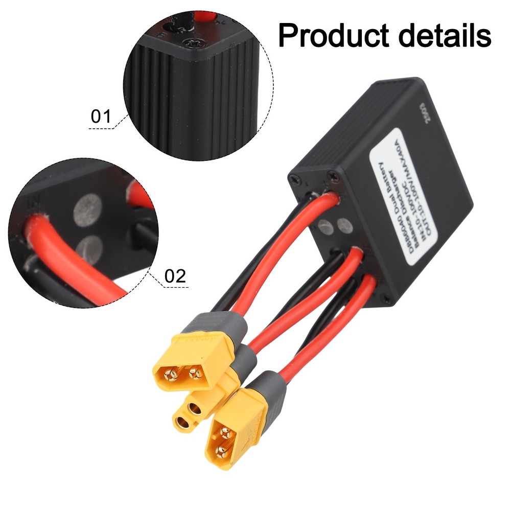 Dual Battery Parallel Charger Module for Effective Power Distribution at 40A