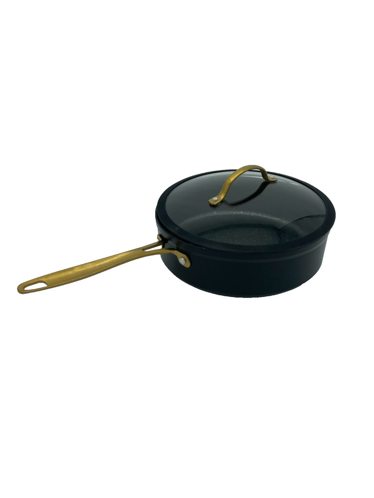 Thyme & Table 12 Piece Nonstick Ceramic Cookware Set Black